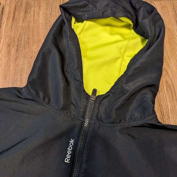 Reebok Men's Light Windbreaker, Hooded, Men's Size XL - Picture 4 of 12